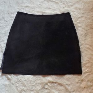 Vintage leather skirt